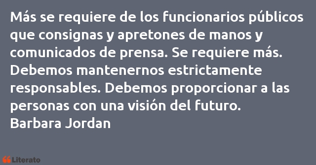Frases de Barbara Jordan