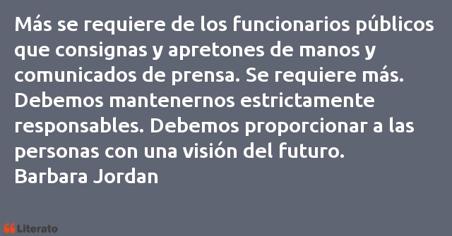 Frases de Barbara Jordan