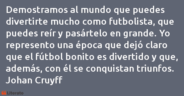 Frases de Johan Cruyff