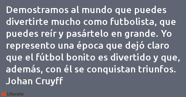 Frases de Johan Cruyff