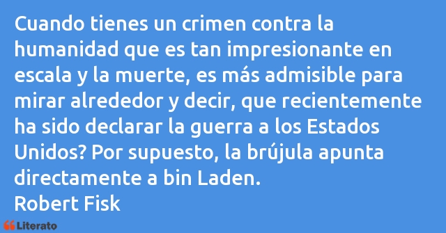 Frases de Robert Fisk