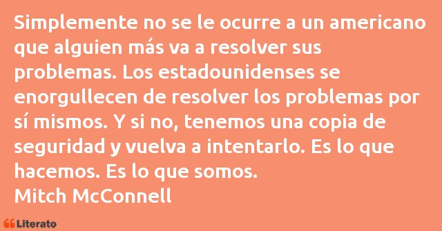 Frases de Mitch McConnell