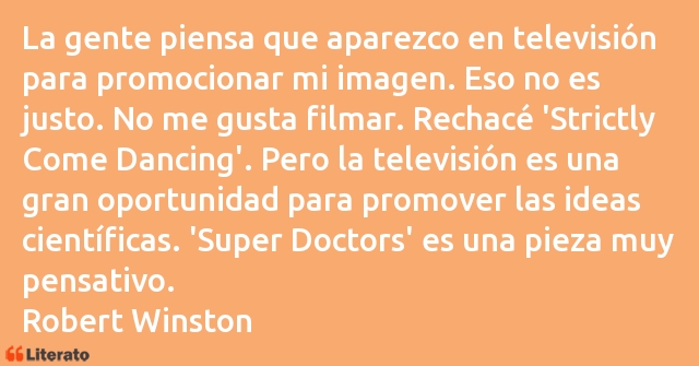 Frases de Robert Winston