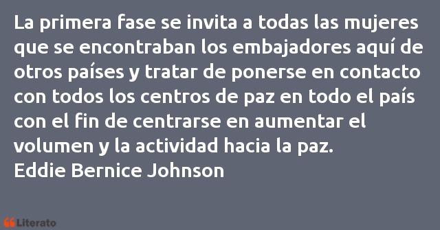 Frases de Eddie Bernice Johnson