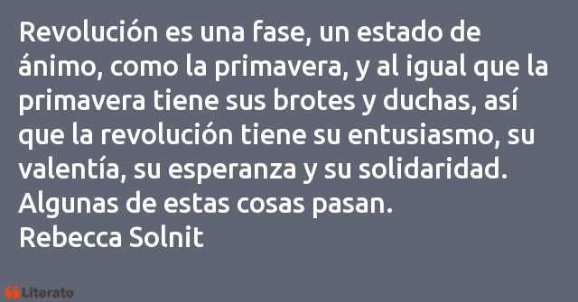 Frases de Rebecca Solnit