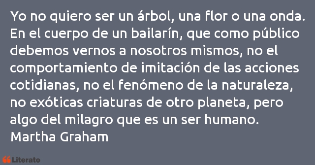 Frases de Martha Graham