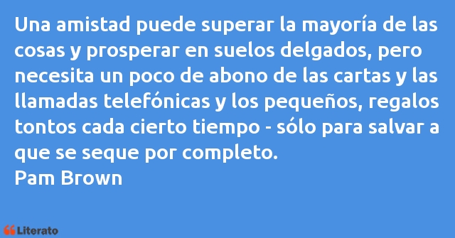 Frases de Pam Brown