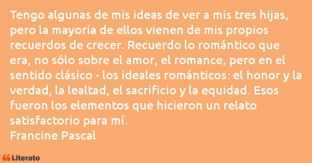 Frases de Francine Pascal