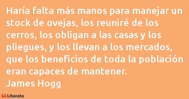 Frases de James Hogg