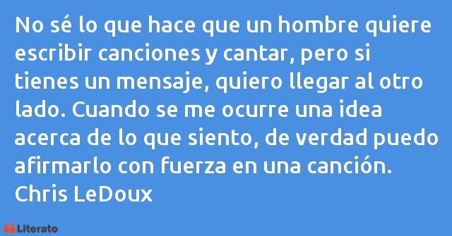 Frases de Chris LeDoux