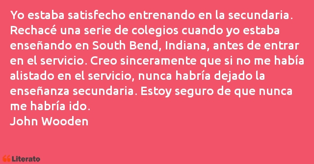 Frases de John Wooden