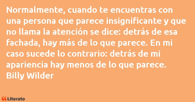 Frases de Billy Wilder