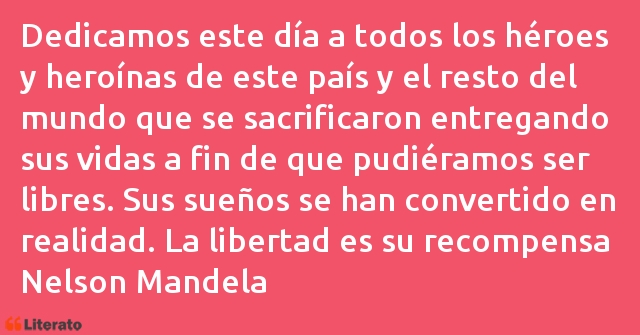 Frases de Nelson Mandela