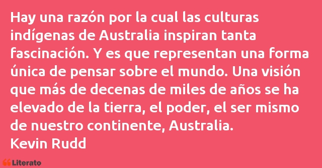 Frases de Kevin Rudd