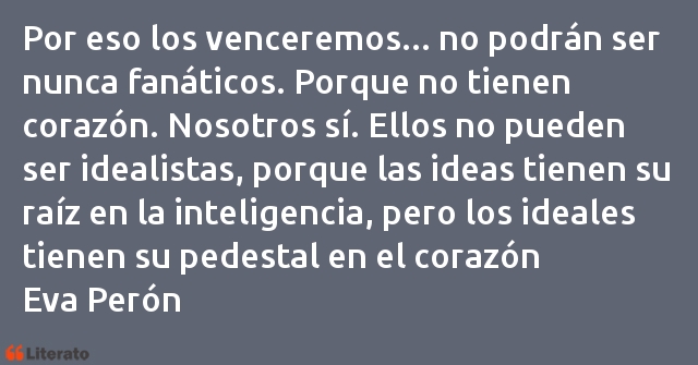 Frases de Eva Perón