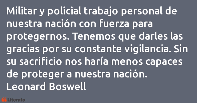 Frases de Leonard Boswell