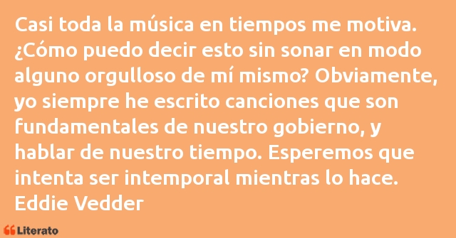 Frases de Eddie Vedder