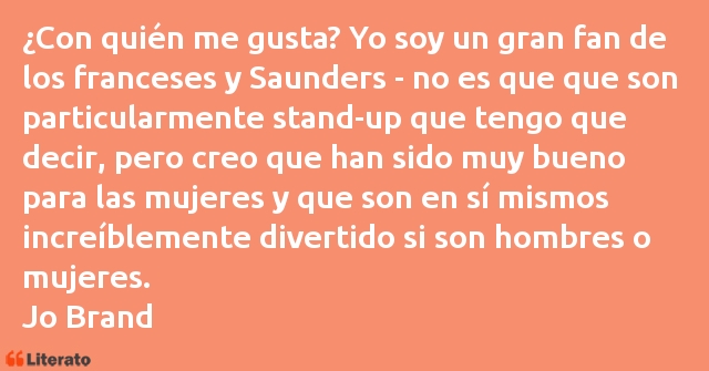 Frases de Jo Brand