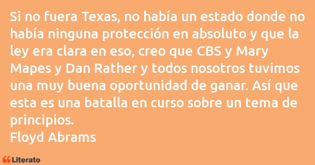 Frases de Floyd Abrams