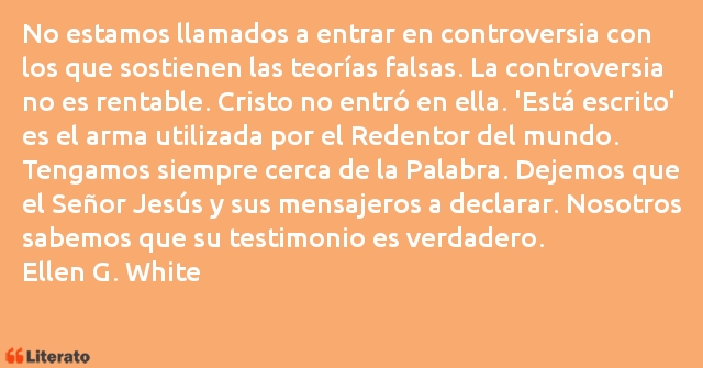 Frases de Ellen G. White