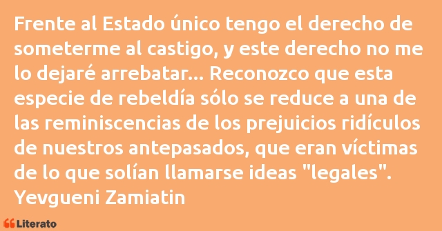 Frases de Yevgueni Zamiatin