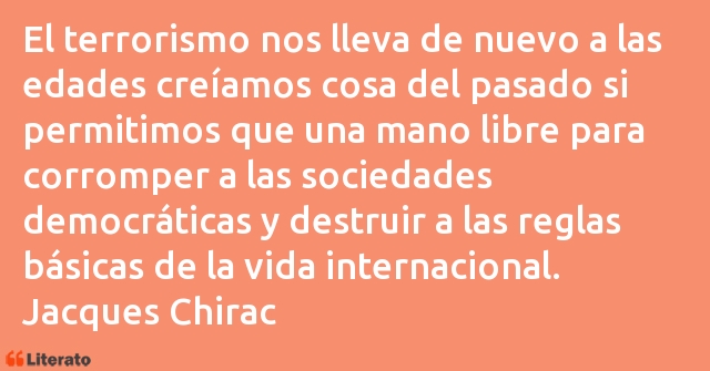 Frases de Jacques Chirac