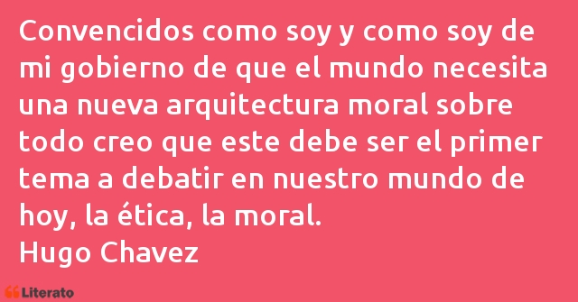 Frases de Hugo Chavez