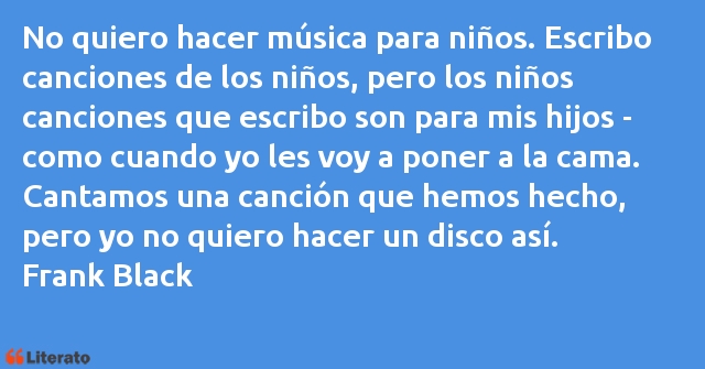 Frases de Frank Black