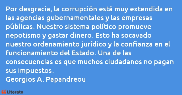 Frases de Georgios A. Papandreou
