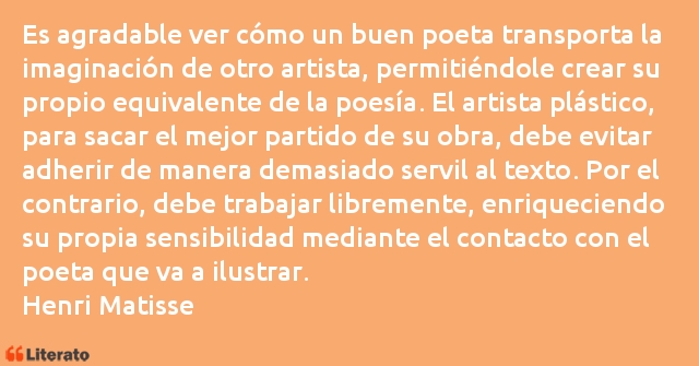 Frases de Henri Matisse