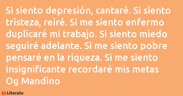 Frases de Og Mandino