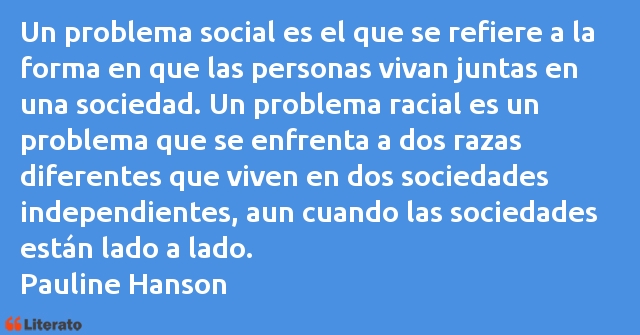 Frases de Pauline Hanson