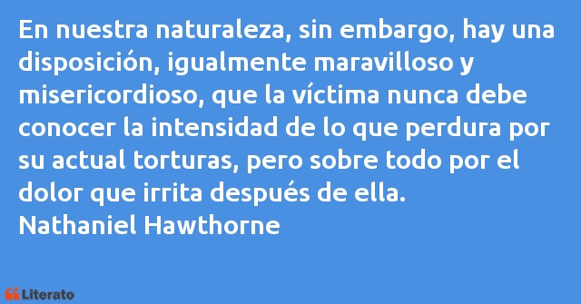 Frases de Nathaniel Hawthorne