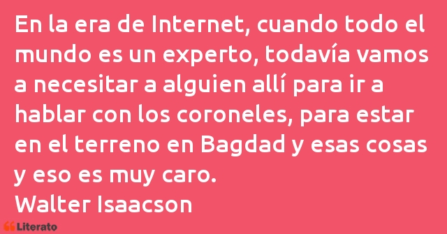 Frases de Walter Isaacson