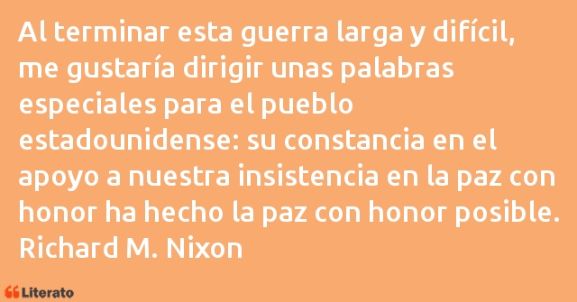 Frases de Richard Nixon