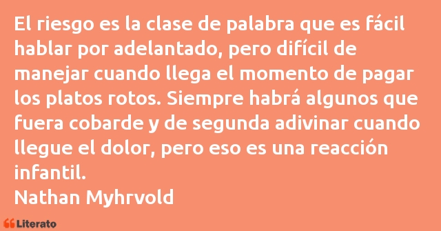 Frases de Nathan Myhrvold