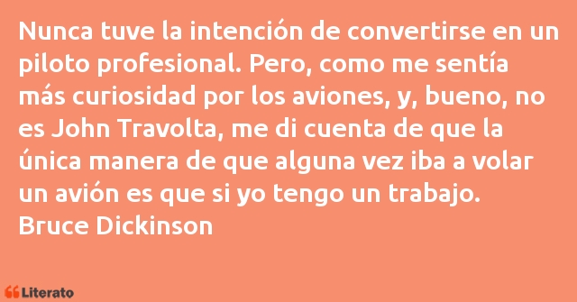 Frases de Bruce Dickinson