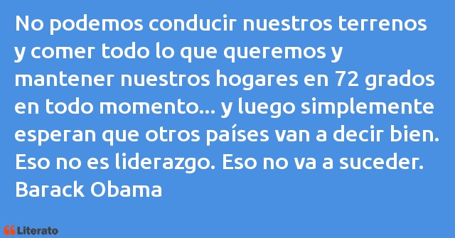 Frases de Barack Obama