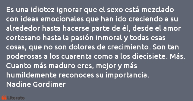 Frases de Nadine Gordimer