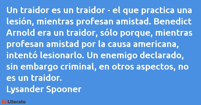 Frases de Lysander Spooner