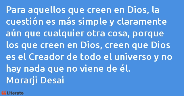 Frases de Morarji Desai