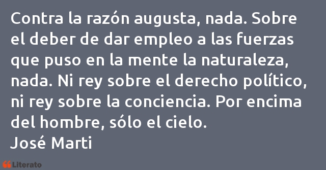 Frases de José Martí