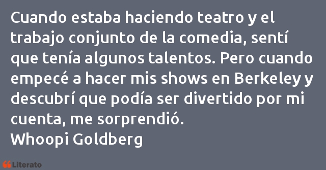 Frases de Whoopi Goldberg
