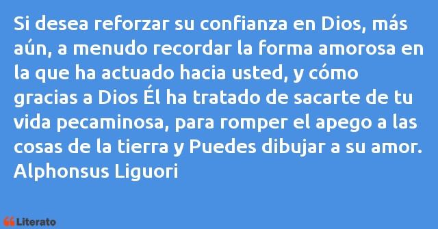 Frases de Alphonsus Liguori