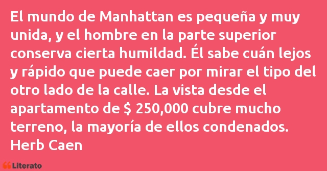 Frases de Herb Caen