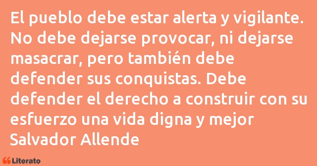 Frases de Salvador Allende