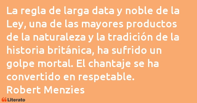 Frases de Robert Menzies