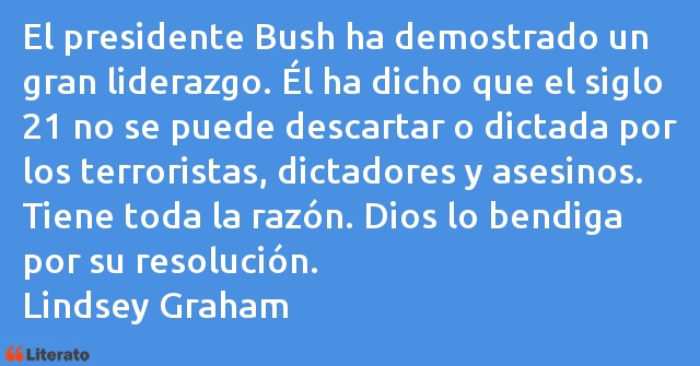 Frases de Lindsey Graham