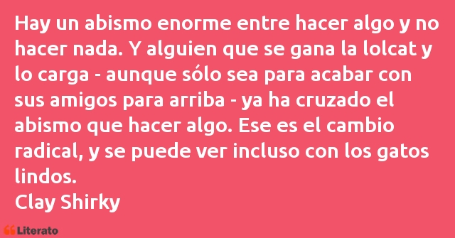 Frases de Clay Shirky