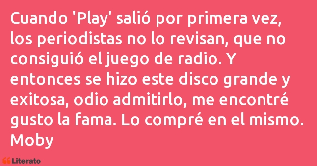 Frases de Moby